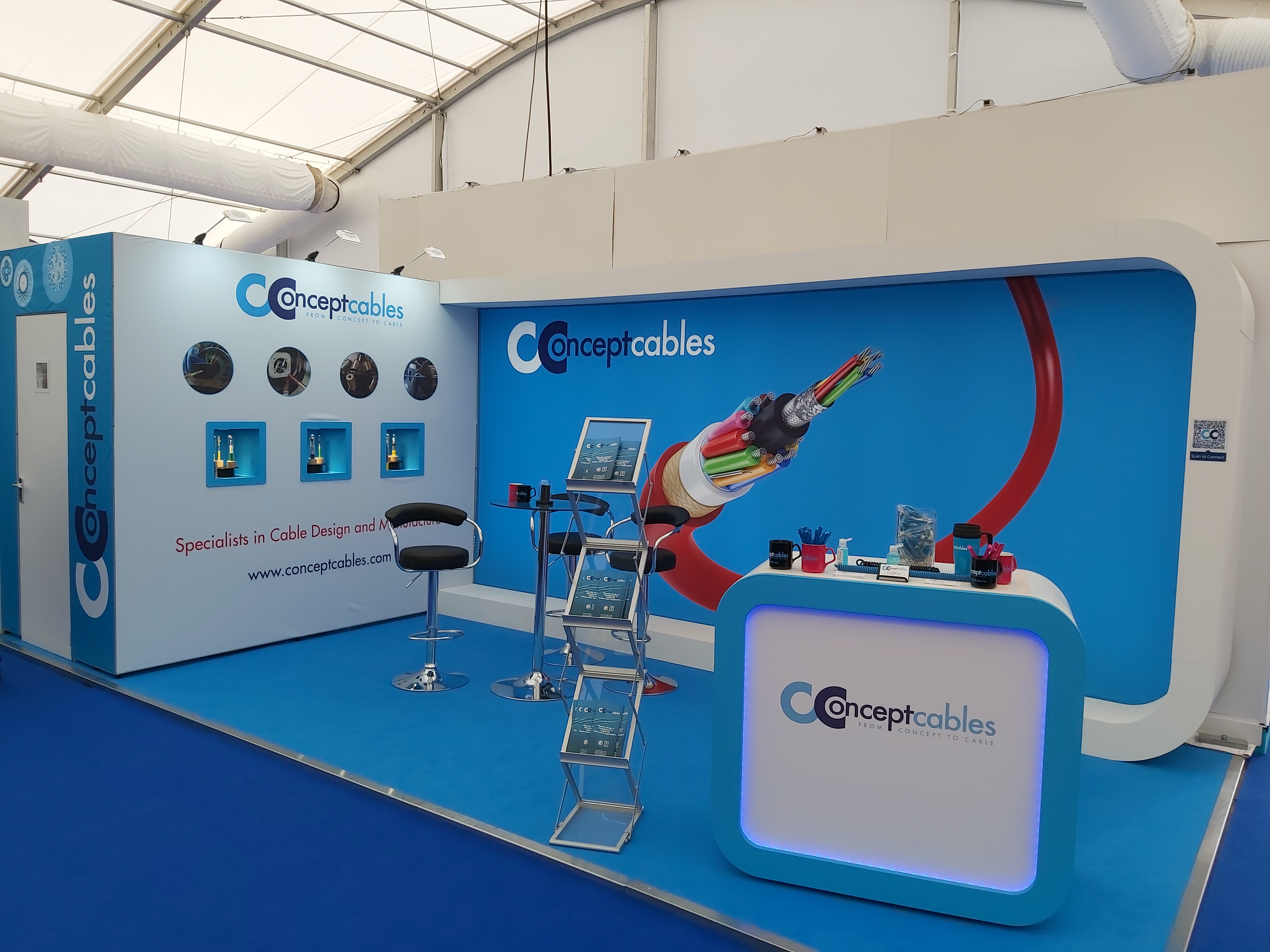 Concept Cables Stand at Ocean Business 2021